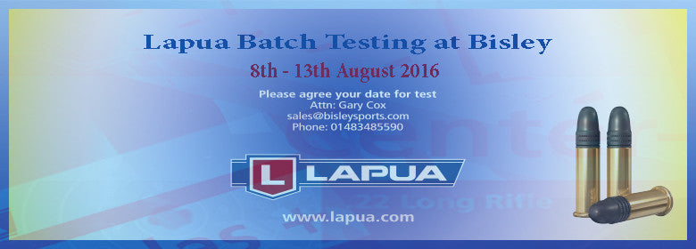 Lapua batch testing