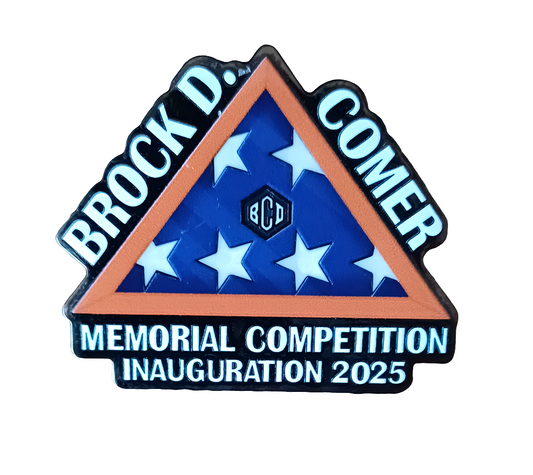 Commemorative Brock D. Comer pin