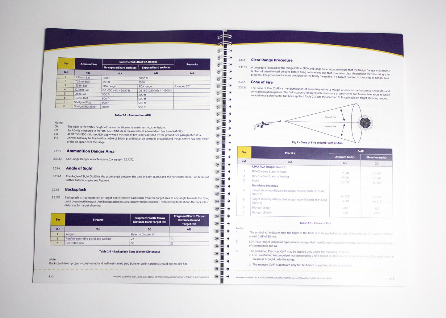 Design, Construction and Maintenance of Target Shooting Ranges