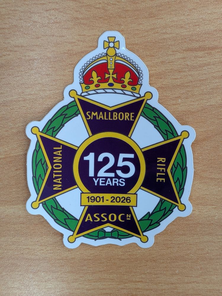 NSRA 125 year Gun box Sticker