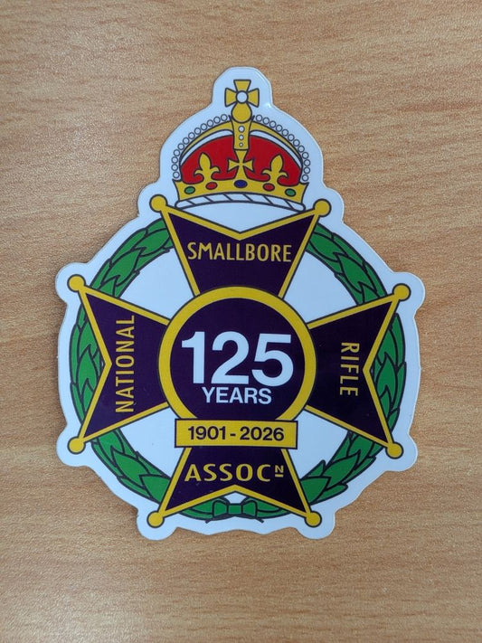 NSRA 125 year Gun box Sticker
