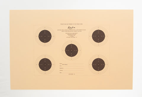 NSRA British Match 1989 Series (1505BM/89-18)15 Yards 5 Targets