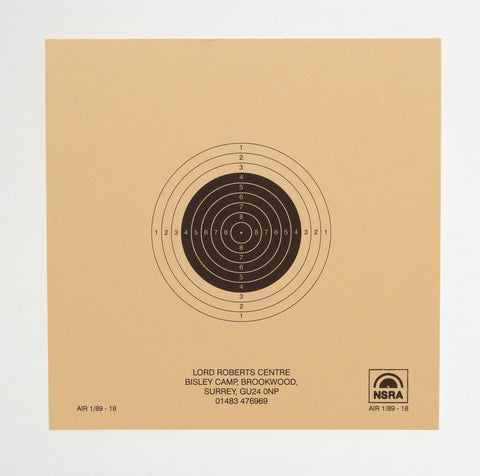 NSRA Air 1/89-18 (10M 1 Target Rifle)