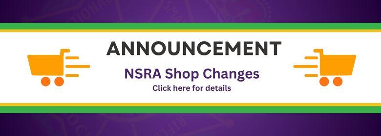 NSRA Shop Changes, click here for details